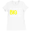 personalised i'm the big brother Ladies Fitted T-Shirt
