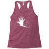 shadow puppet rabbit Racerback Tank
