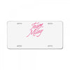 team miley License Plate