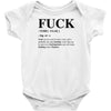 Fuck verb Infant Clothing