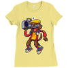 rockin out with gary wolfman Ladies Fitted T-Shirt