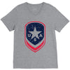 land of the free shield V-Neck Tee