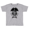 skull with beard Toddler T-shirt