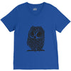 owl on athletic V-Neck Tee