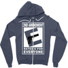 second amendment rated e for everyone Zipper Hoodie
