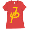 jake paul yellow Ladies Fitted T-Shirt