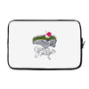don't step on the grass Laptop sleeve