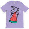 summer alien invasion bright color T-Shirt