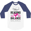 Reading Yoga Wine Balance 3/4 Sleeve Shirt