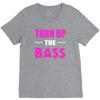 turn up the bass V-Neck Tee