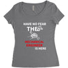have no fear the mechanical engineer is here Women's Triblend Scoop T-shirt