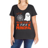 you cant scare principal Ladies Curvy T-Shirt