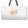 saxophone saxy Weekender Totes