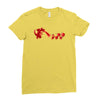 rolling into battle Ladies Fitted T-Shirt