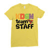 Kdgn Team Staff Ladies Fitted T-Shirt