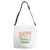 happy father's day Adjustable Strap Totes