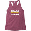 bears suck your own ditka Racerback Tank