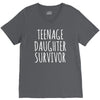 teenage daughter survivor V-Neck Tee
