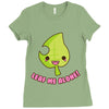 leaf me alone Ladies Fitted T-Shirt