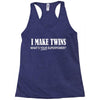 i make twins what's your superpower Racerback Tank