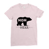 mommy bear Ladies Fitted T-Shirt
