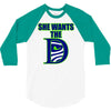 she wants the d seattle 3/4 Sleeve Shirt