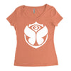 tomorrowland man's Women's Triblend Scoop T-shirt