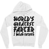 worlds greatest father i mean.. Zipper Hoodie