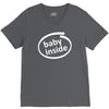 baby inside sticker vinyl decal V-Neck Tee