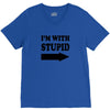 im with stupid t shirt t shirt funny t shirt cool tshirt funny shirt t V-Neck Tee