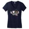 pulp fiction cartoon ideal birthday present or gift Women's V-Neck T-Shirt