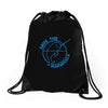 save the narwhales Drawstring Bags
