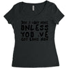 don't want none Women's Triblend Scoop T-shirt