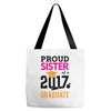 Class of 2017 Proud Sister Graduation Tote Bags