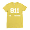 911 dispatcher heroes Ladies Fitted T-Shirt