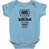 go to a place you have never been Baby Bodysuit