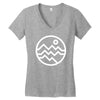 mountain bold (for dark) Women's V-Neck T-Shirt