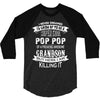 Super Cool Pop Pop Of A Freaking Awesome Grandson 3/4 Sleeve Shirt