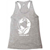 earth day planet Racerback Tank