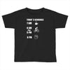 today's beer schedule cycling 6am Toddler T-shirt