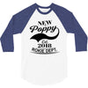 New Poppy 2018 Rokie Dept. 3/4 Sleeve Shirt