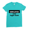 employee of the friggin month Ladies Fitted T-Shirt