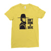 don't drink or drive Ladies Fitted T-Shirt