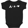 camping love Baby Bodysuit
