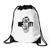 thanos gauntlet 2 Drawstring Bags