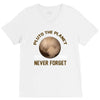 pluto the planet never forget V-Neck Tee