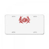 bloodbath logo License Plate