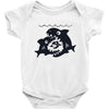 big shark little fish Baby Bodysuit