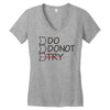 do not try Women's V-Neck T-Shirt