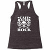biker t shirt cafe racers ton up boys rockers greasers rock Racerback Tank